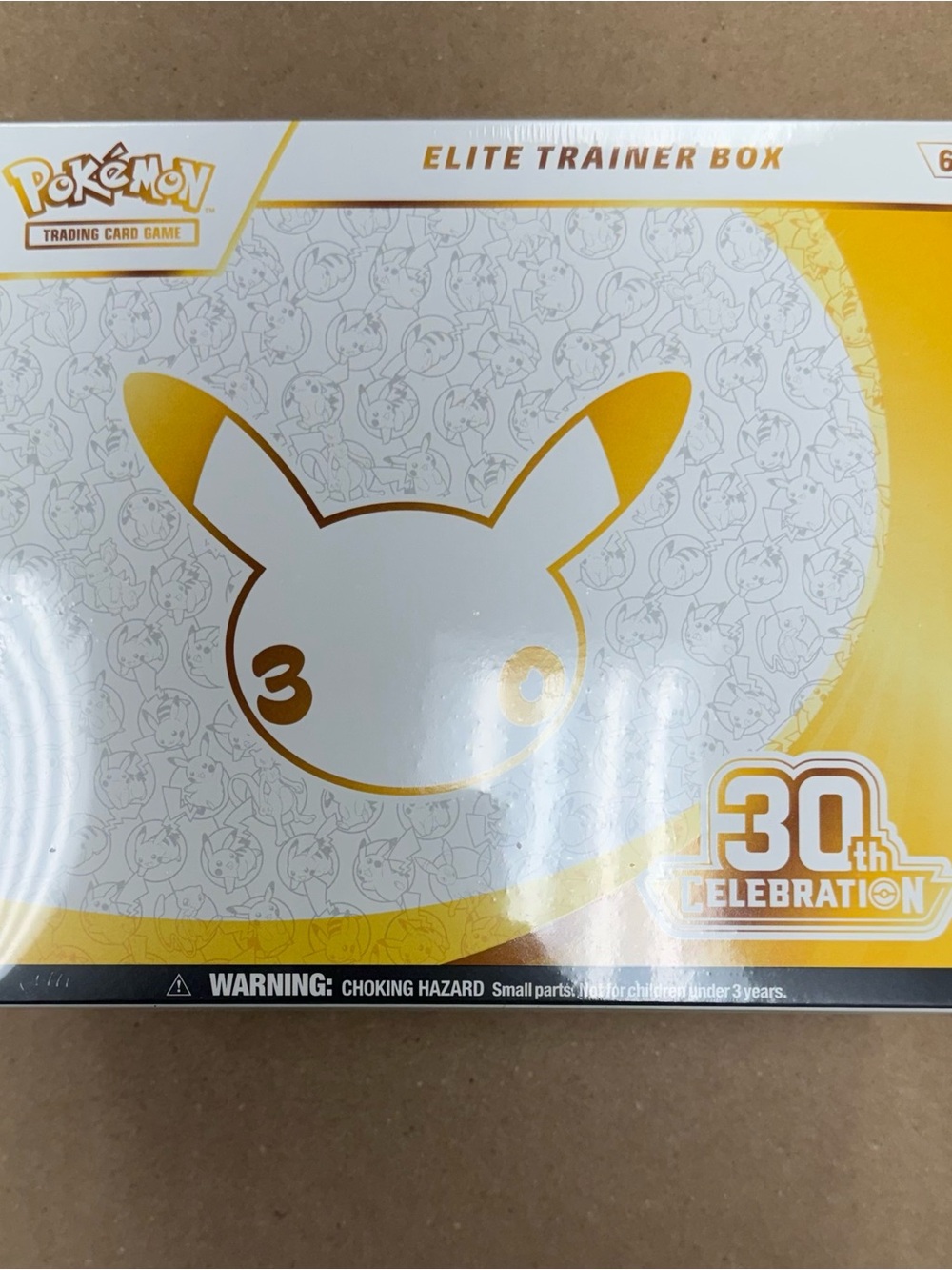 Pokemon 30th Celebration Elite Trainer Box - Yellow Gold
